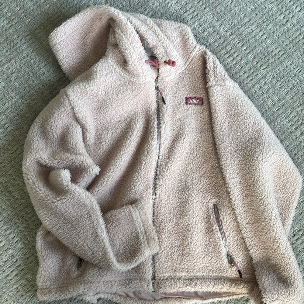 Nike sherpa zip up
